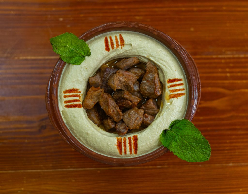 hummus w meat (2)